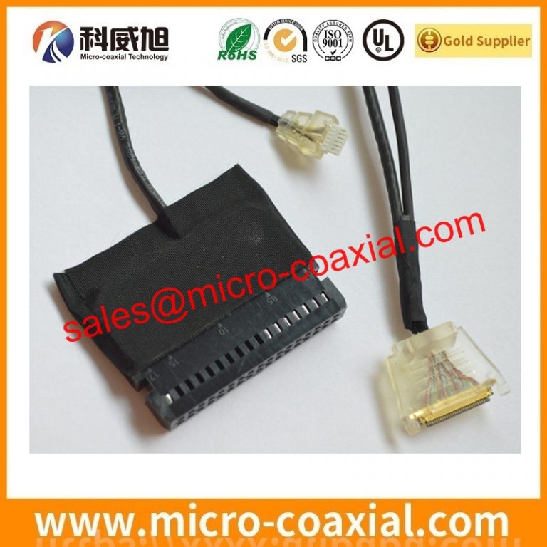 customized 2023344-3 micro coaxial connector cable assembly MDF76LBRW-30S-1H(55) LVDS eDP cable Assembly Manufacturing plant