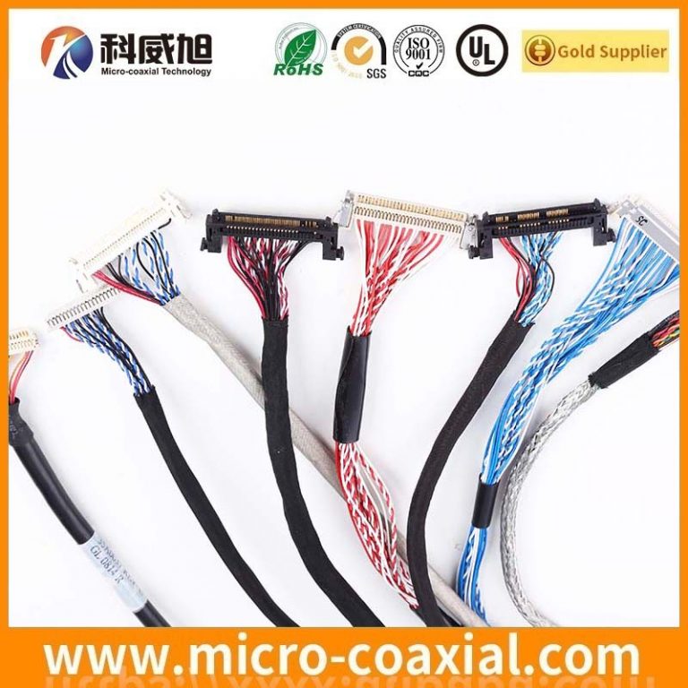 customized I-PEX 20374 fine micro coax cable assembly I-PEX 20346-030T-32R LVDS eDP cable Assembly Supplier