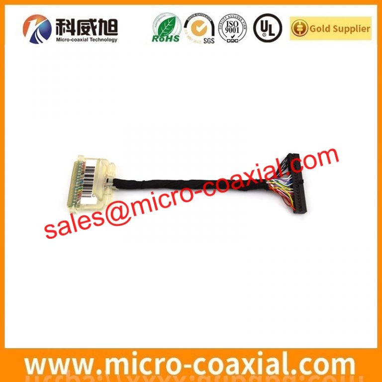 Custom I-PEX 3400 fine pitch cable assembly SSL01-20L3-3000 eDP LVDS cable Assemblies supplier