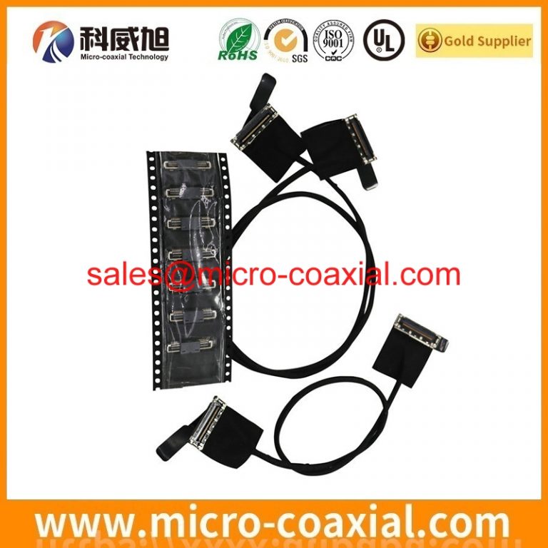 custom I-PEX 20345-040T-32R Micro Coaxial cable assembly I-PEX 2360-0441F LVDS cable eDP cable Assembly manufactory