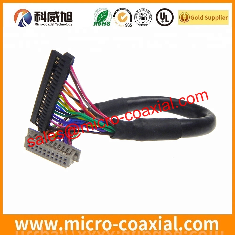 Custom I PEX 20380 R10T 06 board to fine coaxial cable I PEX 20453 320T 13 eDP cable Assemblies supplier