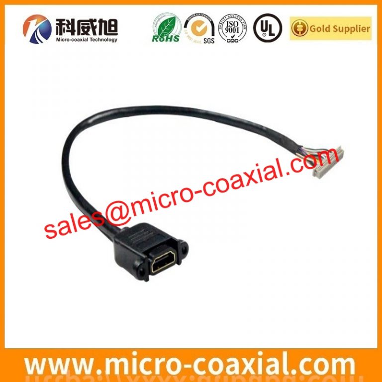 Built I-PEX 20346-035T-32R micro coaxial connector cable assembly FISE20C00115957-RK LVDS eDP cable Assembly Manufacturer