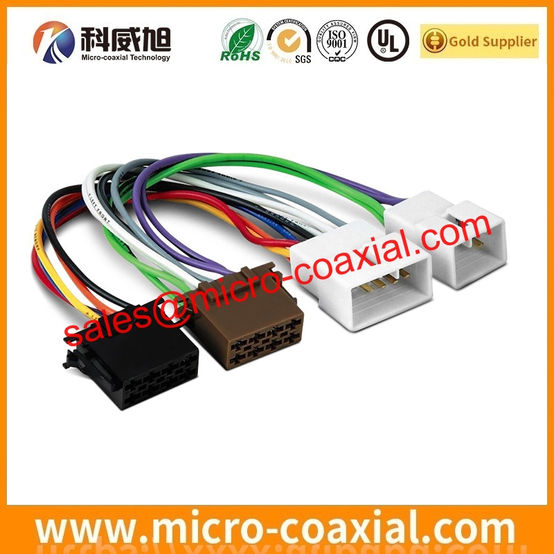 Custom I-PEX 20845-040T-01-1 micro flex coaxial cable I-PEX 20322-040T-11 LVDS cable Assembly manufacturer