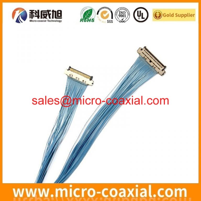 Custom I-PEX 2679-050-10 MCX cable assembly FI-JW40S-VF16-R3000 LVDS eDP cable assembly manufacturer