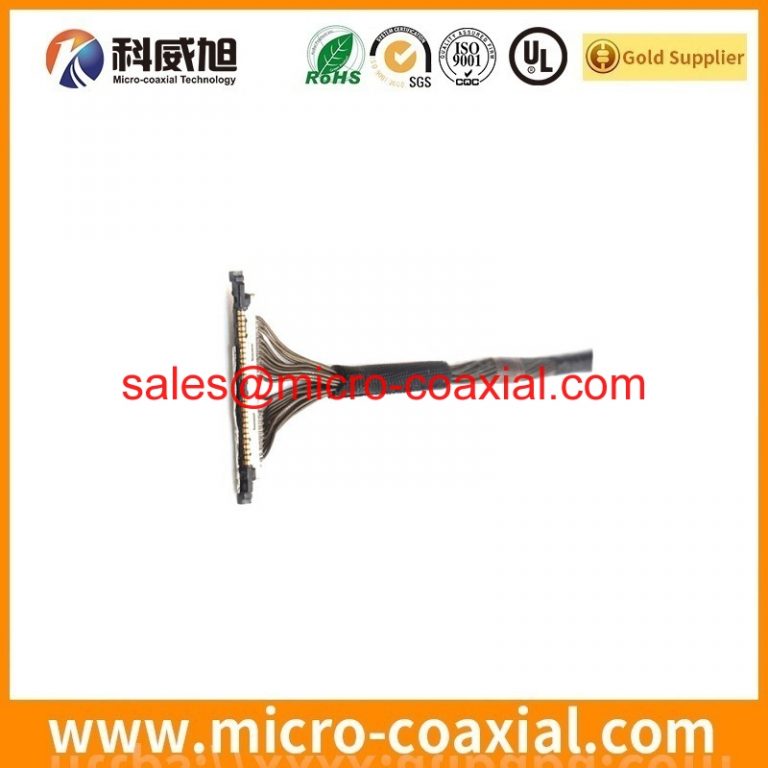 Built I-PEX 20845-040T-01-1 micro coaxial connector cable assembly I-PEX 20879-040E-01 LVDS eDP cable assembly provider