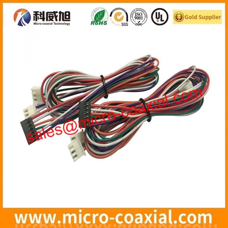 Custom I-PEX CABLINE-CA II micro flex coaxial cable assembly I-PEX 20498-050E-41 LVDS eDP cable assemblies Manufactory