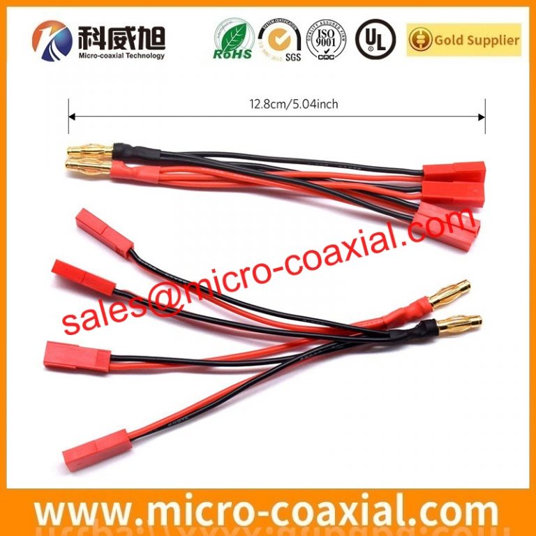 Custom I-PEX 3300 micro-miniature coaxial cable assembly I-PEX 20323-050E-12 eDP LVDS cable assemblies provider