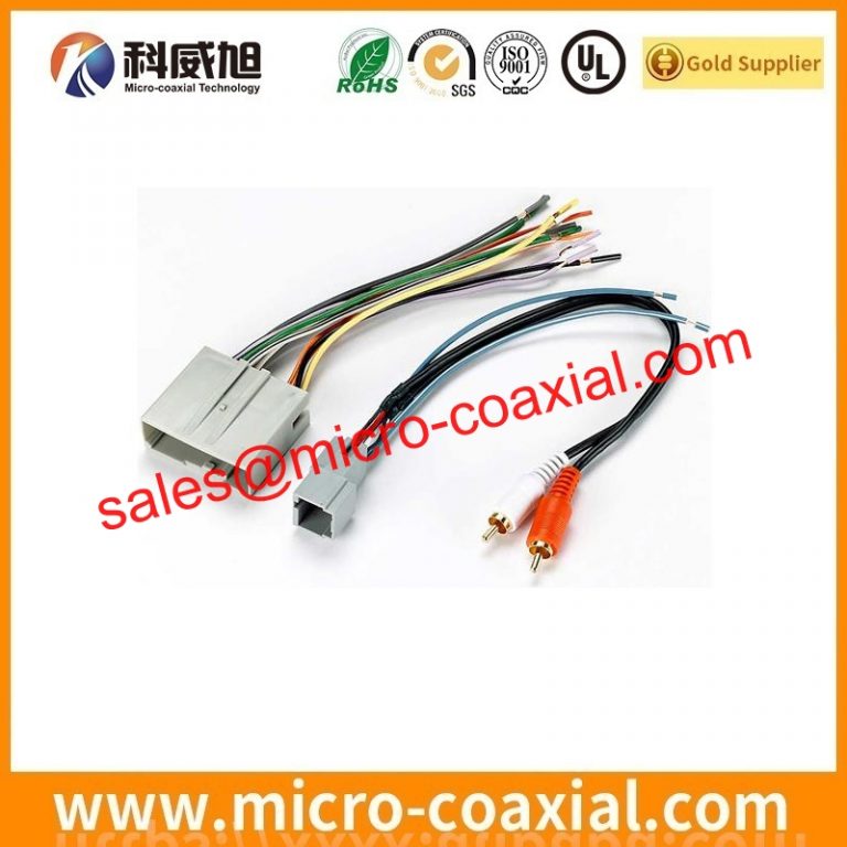 custom USLS00-30-B micro coaxial cable assembly I-PEX 20142-040U-20F LVDS eDP cable assemblies vendor