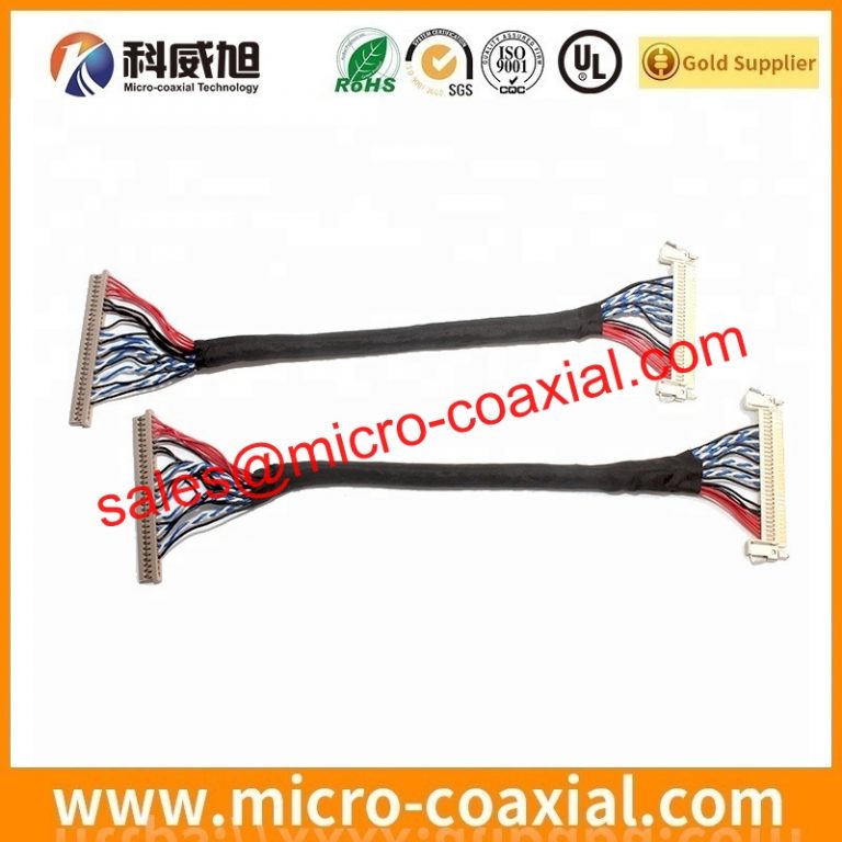 Manufactured FI-JW50S-VF16 board-to-fine coaxial cable assembly I-PEX 3204-0301 LVDS cable eDP cable assemblies Provider