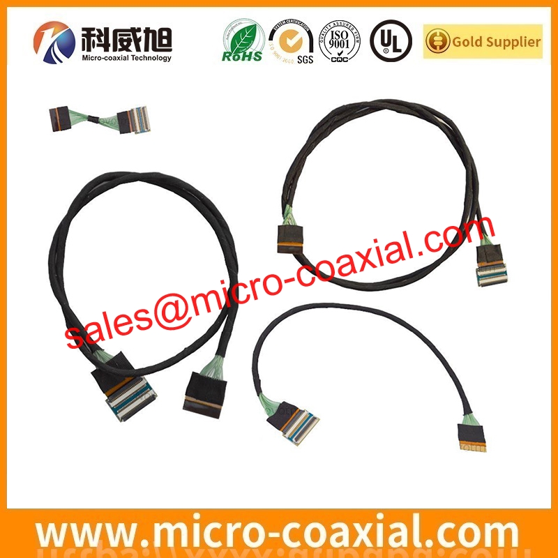 I-PEX 2453-0211 micro coaxial cable assemblies widly used Portable Electronics custom I-PEX 20830-R26T-30 eDP LVDS cable Chinese