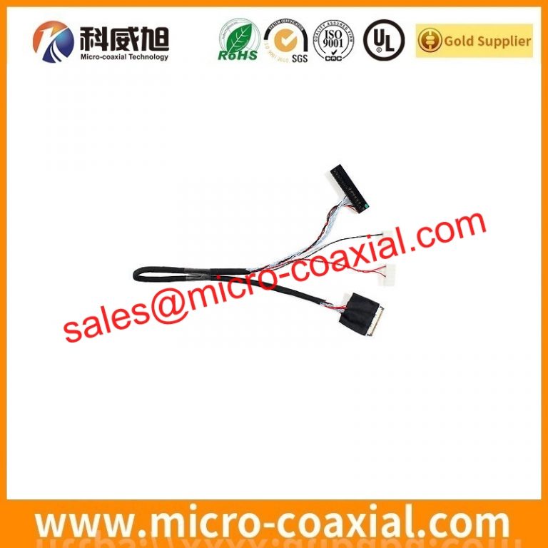 customized I-PEX 20680-020T-01 micro flex coaxial cable assembly I-PEX 2182-030-03 eDP LVDS cable Assemblies vendor