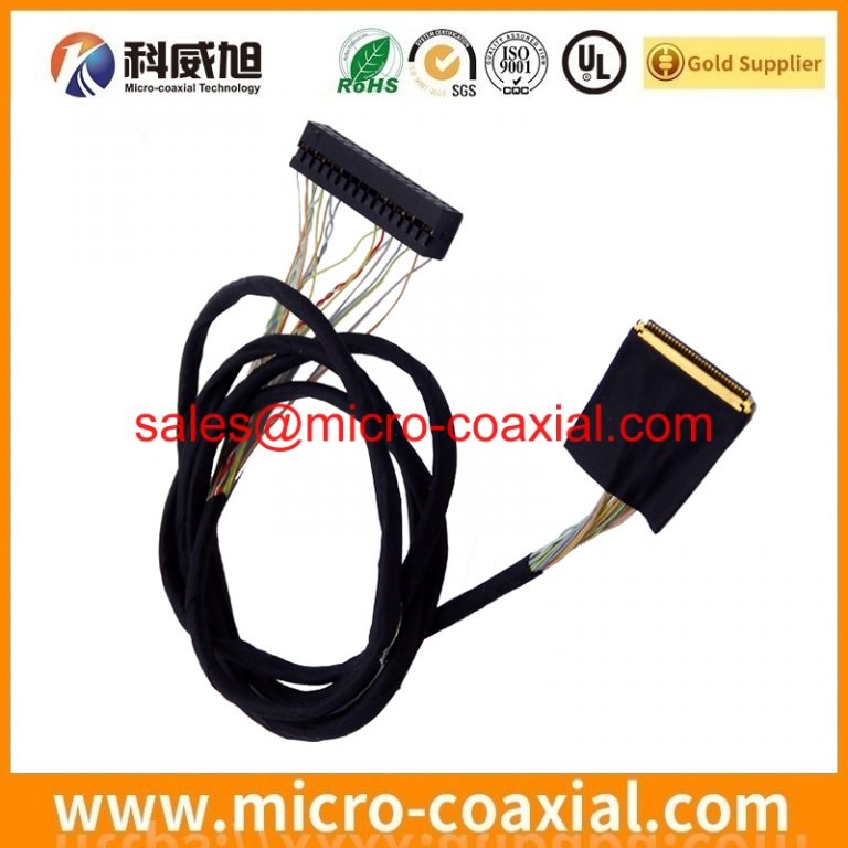 customized SSL00-40L3-3000 Micro Coax cable assembly 2023314-2 LVDS cable eDP cable Assembly vendor