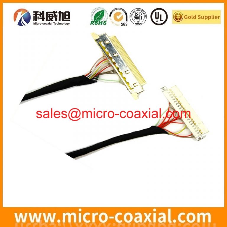 Built I-PEX 20409-Y44T-01 micro-coxial cable assembly FI-RNE41SZ-HF-R1500 LVDS eDP cable assemblies manufacturing plant