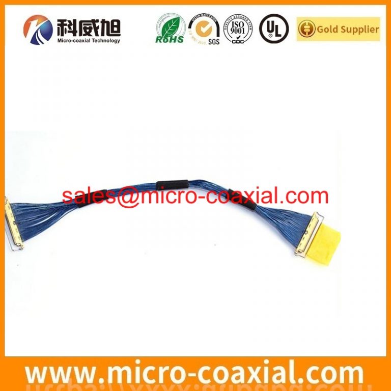 customized I-PEX 20472 fine pitch harness cable assembly FI-RC3-1B-1E-15000R eDP LVDS cable assemblies supplier
