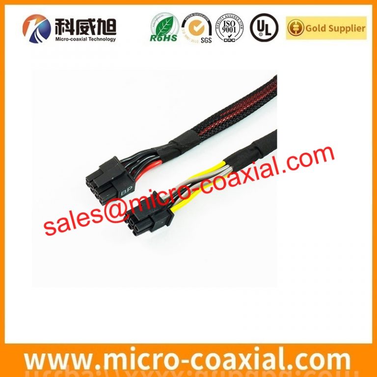 Manufactured I-PEX 3300 micro coaxial connector cable assembly I-PEX 2182-010-03 eDP LVDS cable Assembly Provider