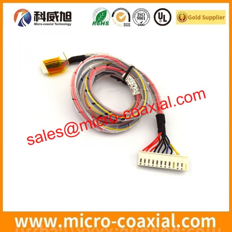 Built 2023308-2 thin coaxial cable assembly I-PEX 20327-010E-12S LVDS cable eDP cable assembly Manufacturer