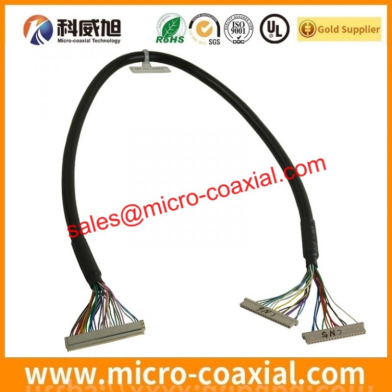 Built I-PEX 20395-032T micro-miniature coaxial cable assembly FI-JW40S-VF16C-R3000 LVDS cable eDP cable Assemblies Factory