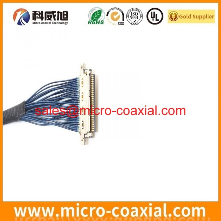 Custom I-PEX 2574-1203 micro wire cable assembly DF56-26P-SHL LVDS cable eDP cable assembly Manufacturing plant