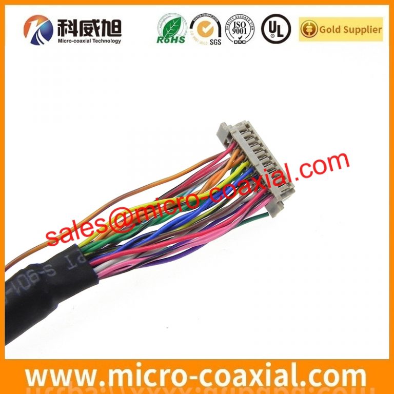 customized DF49-20S-0.4H(51) board-to-fine coaxial cable assembly I-PEX 2764-0121-003 LVDS cable eDP cable Assembly manufactory