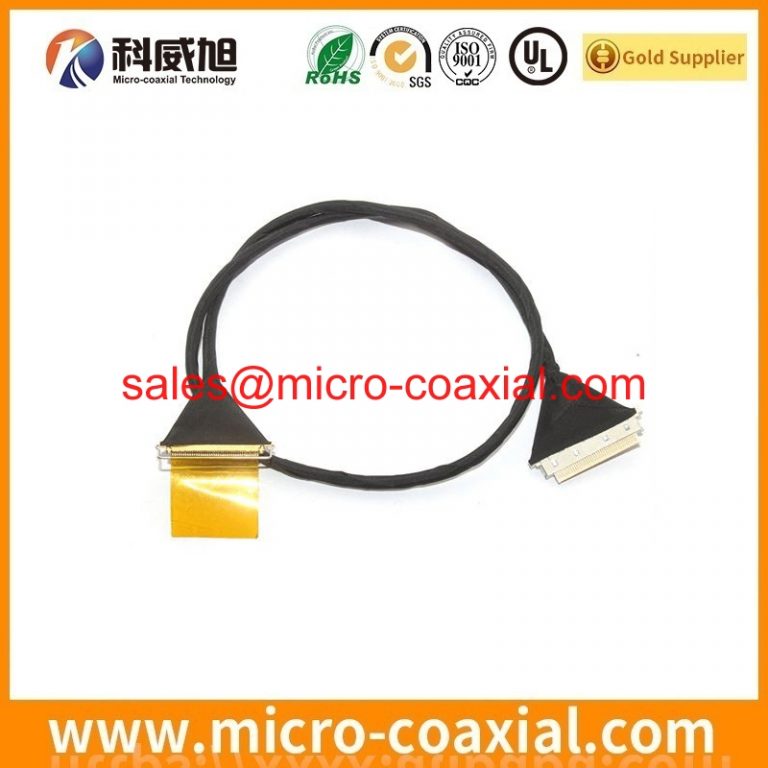 Manufactured FI-JW34C-BGB-SA-6000 micro-coxial cable assembly HJ1P050MA1R6000 LVDS eDP cable Assembly factory