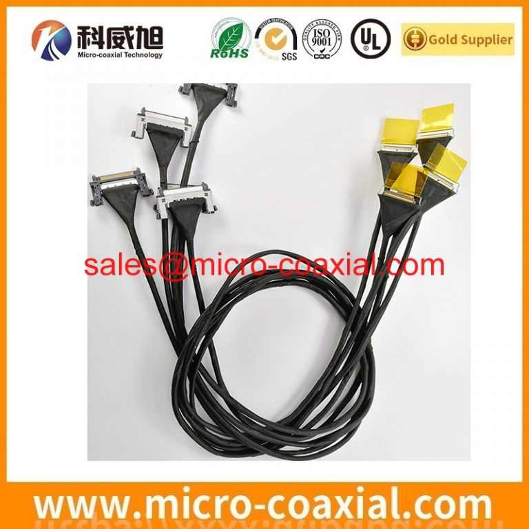 Custom LVX-A30LMSG micro-coxial cable assembly FX15S-51P-GND LVDS eDP cable Assemblies manufactory