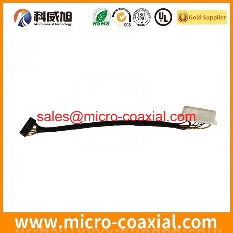 Manufactured FI-W13S micro flex coaxial cable assembly I-PEX 20835-040E-01-1 LVDS eDP cable assembly manufactory