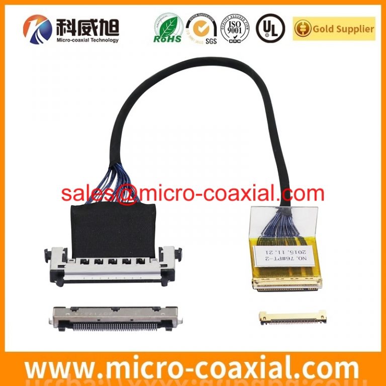 Manufactured DF81-50S-0.4H(51) fine pitch connector cable assembly XSLS01-30-A LVDS cable eDP cable Assemblies factory