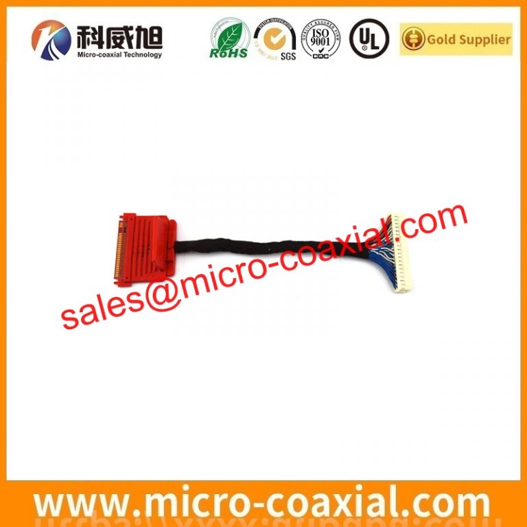 Custom I-PEX 2496-030 micro-miniature coaxial cable assembly I-PEX 20422-051T LVDS eDP cable assembly vendor