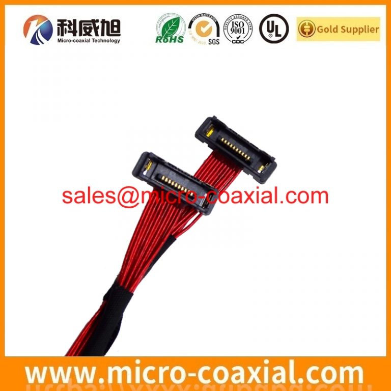Custom LVDS cable Assemblies manufacturer XSLS00-40-A LVDS cable I-PEX 20525-020E-12 LVDS cable Fine Micro Coax LVDS cable