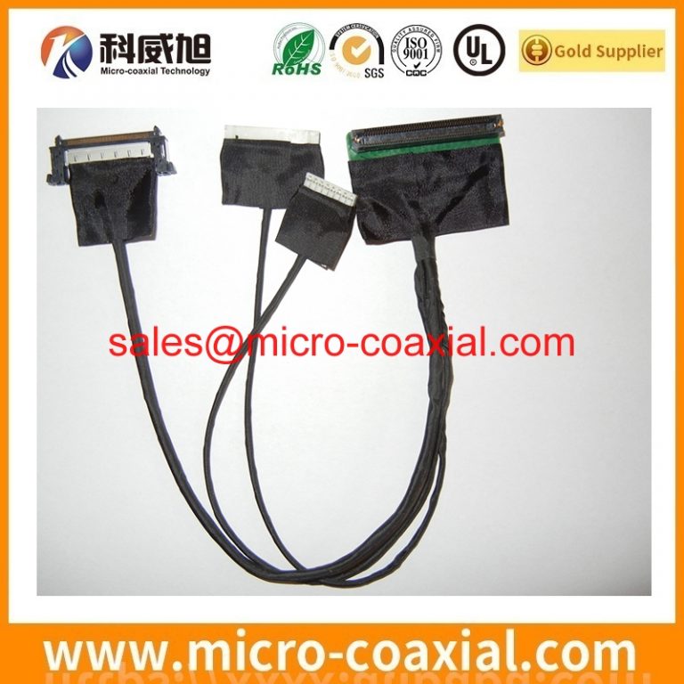 Manufactured 8-2069716-3 thin coaxial cable assembly I-PEX 20322-040T-11 eDP LVDS cable Assemblies vendor