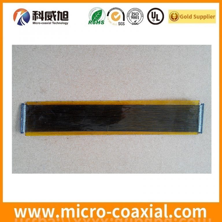 Custom XSL00-48L-C Fine Micro Coax cable assembly I-PEX 20533 LVDS eDP cable assemblies Factory