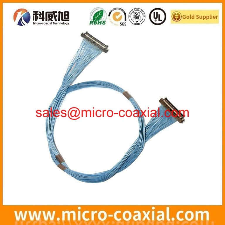 Built DF81-40P-LCH(52) micro coaxial connector cable assembly I-PEX 20437 LVDS eDP cable Assemblies Provider