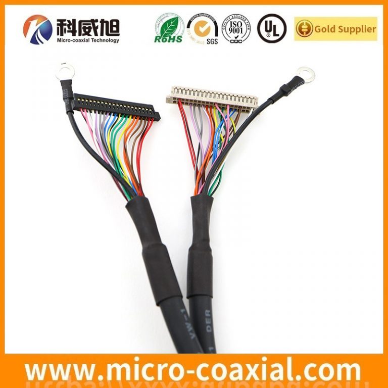 Custom I-PEX 20345-015T-32R Fine Micro Coax cable assembly FI-RTE41SZ-HF-R1500 LVDS eDP cable Assemblies Manufacturing plant