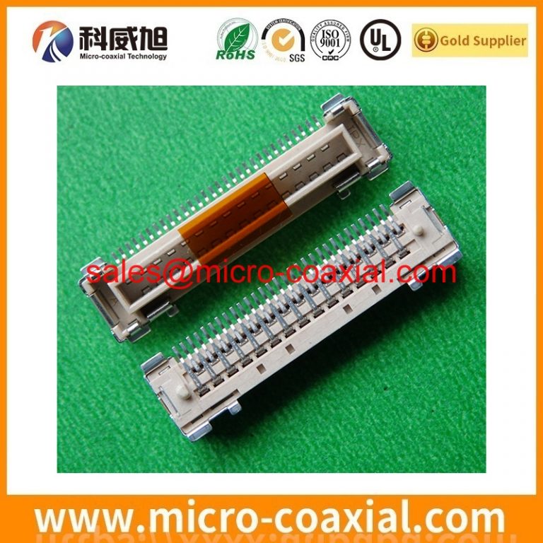 Built I-PEX 2766-0101 Micro-Coax cable assembly I-PEX 20438-050T-11 LVDS eDP cable assemblies supplier