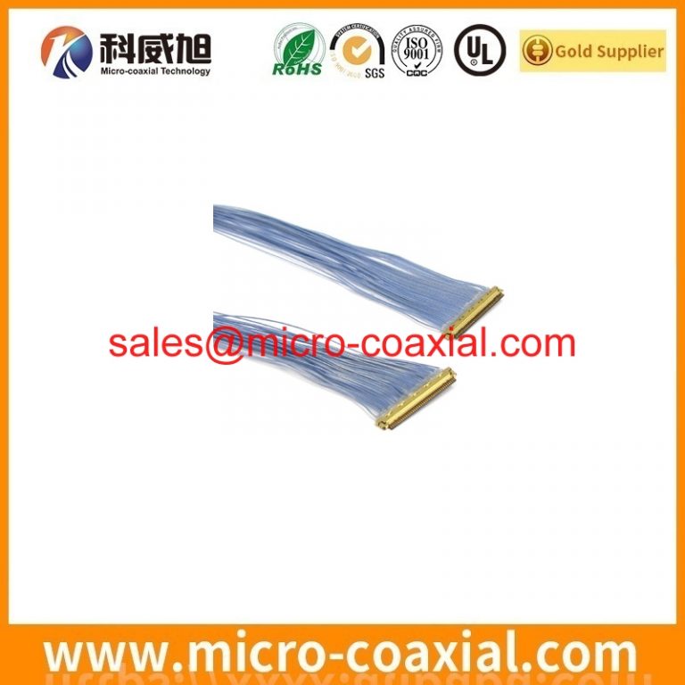 Custom FI-JW50C-BGB-SA-6000 micro coaxial cable assembly I-PEX 20380-R10T-06 eDP LVDS cable assembly supplier