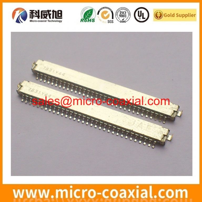 customized I-PEX 20472 fine micro coaxial cable assembly I-PEX 20346-040T-32R LVDS cable eDP cable assembly Supplier