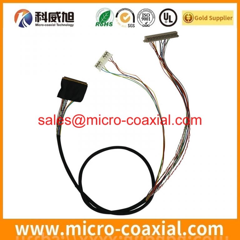Custom I-PEX 20728-040T-01 micro-coxial cable assembly DF56C-30S-0.3V(51) eDP LVDS cable assembly Vendor