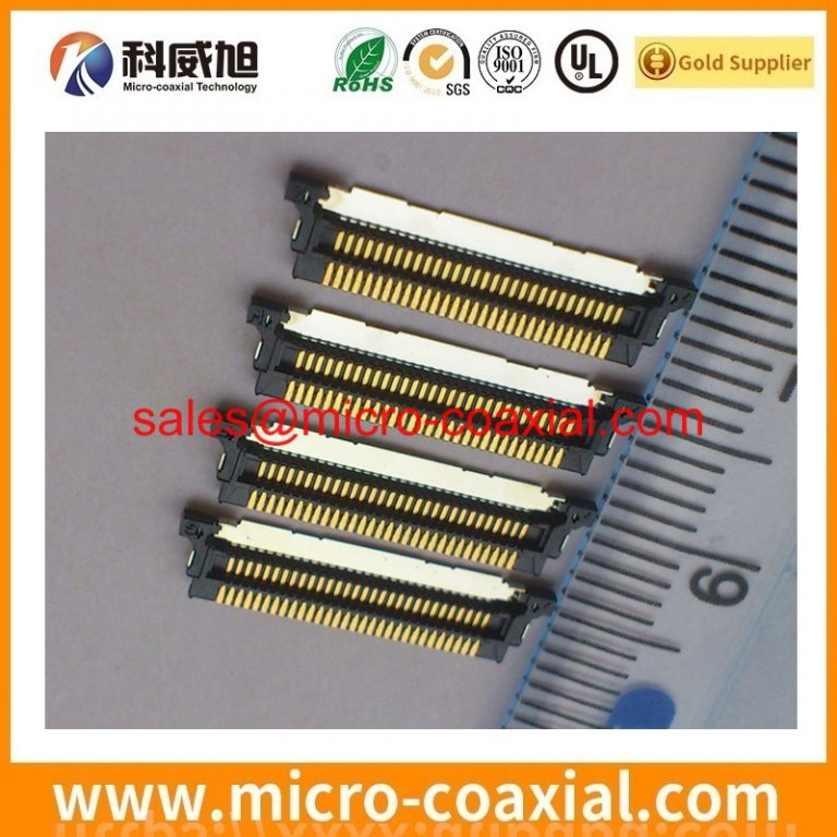 Manufactured I-PEX 20474-040E-12 fine-wire coaxial cable assembly XSLS20-30 eDP LVDS cable assemblies manufacturing plant