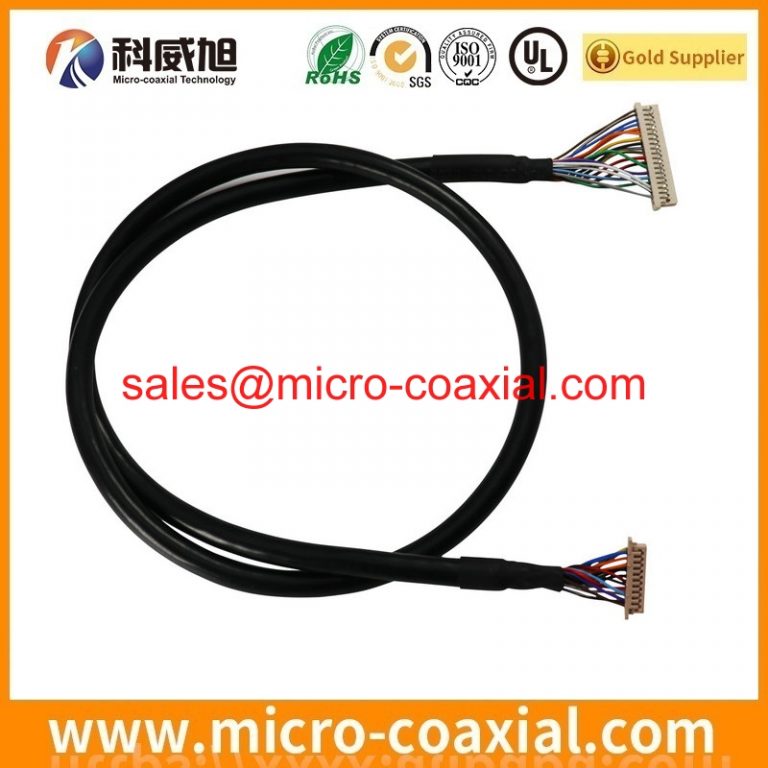 Custom LVDS cable assemblies manufacturer DF81D-50P-0.4SD LVDS cable I-PEX 1968-0402 LVDS cable Fine Micro Coax LVDS cable