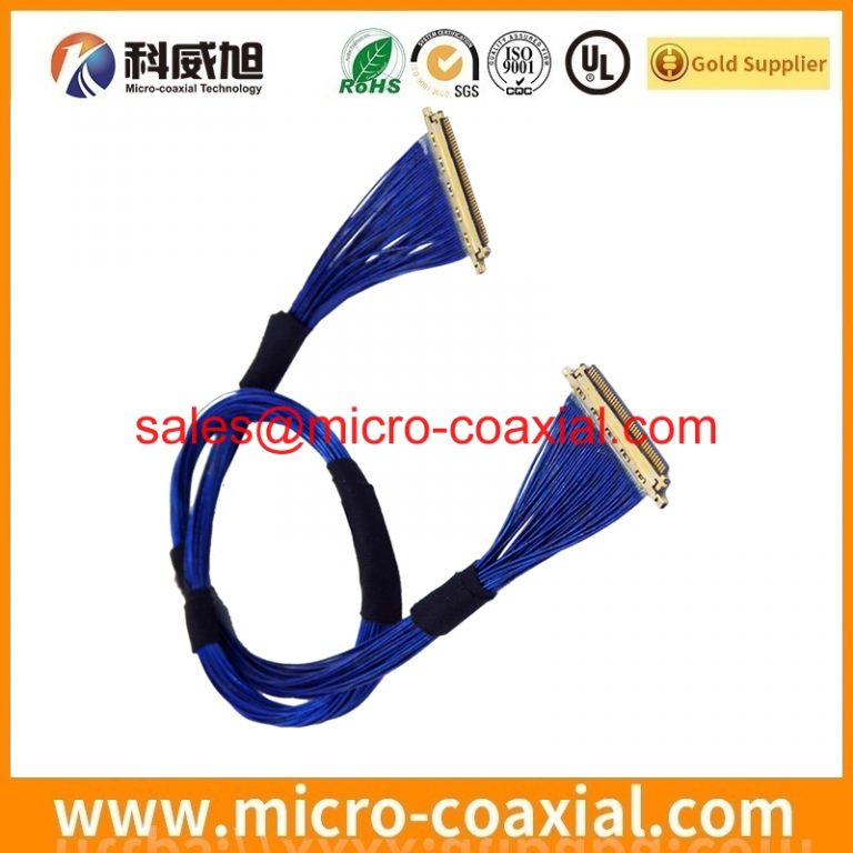 Custom DF36AJ-30S-0.4V(51) micro flex coaxial cable assembly FI-J40C5-T3000 LVDS cable eDP cable assembly manufacturer
