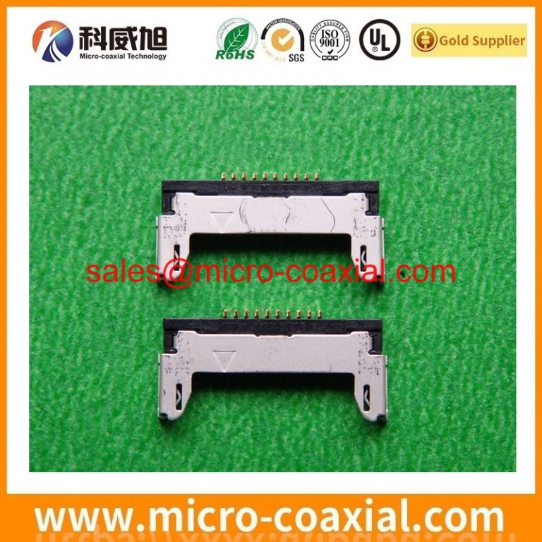 Custom I-PEX 20152-040U-20F Micro-Coax cable assembly I-PEX 2576-120-00 LVDS eDP cable assemblies Factory