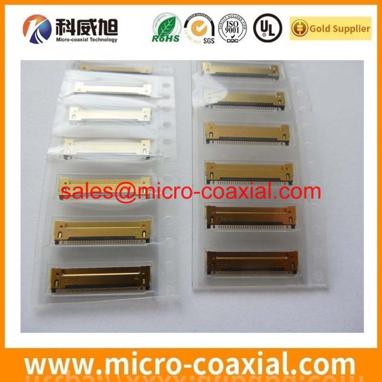 Manufactured I-PEX 20496-032-40 micro-coxial cable assembly FI-RE21HL LVDS cable eDP cable assemblies manufacturer