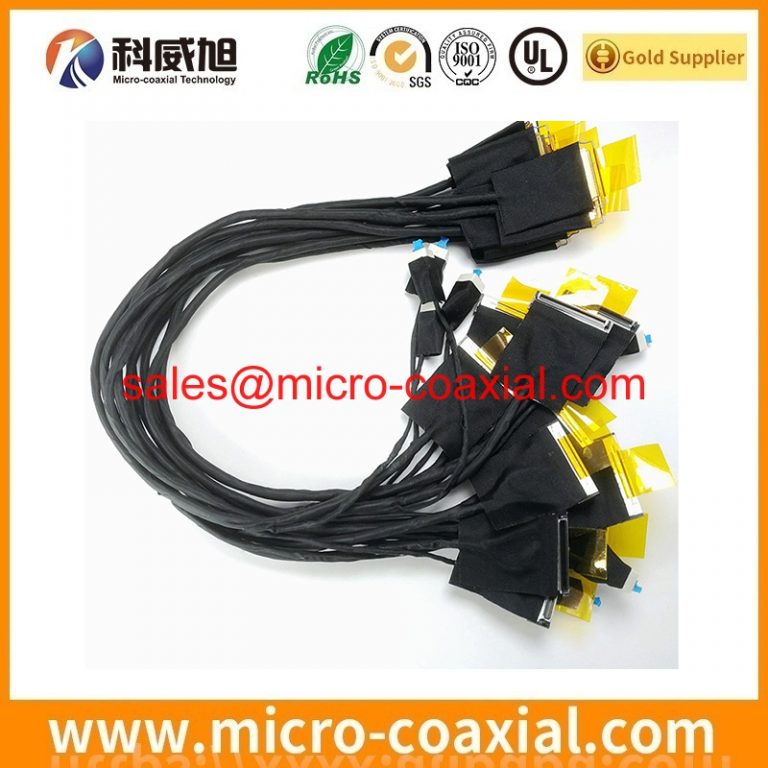 customized DF49-20S-0.4H(51) board-to-fine coaxial cable assembly I-PEX 2764-0121-003 LVDS cable eDP cable Assembly manufactory