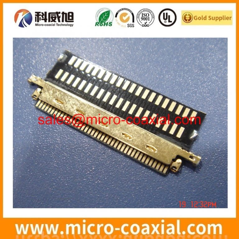 custom I-PEX 20320-050T-11 micro coax cable assembly I-PEX 20374-R32E-31 eDP LVDS cable assemblies supplier