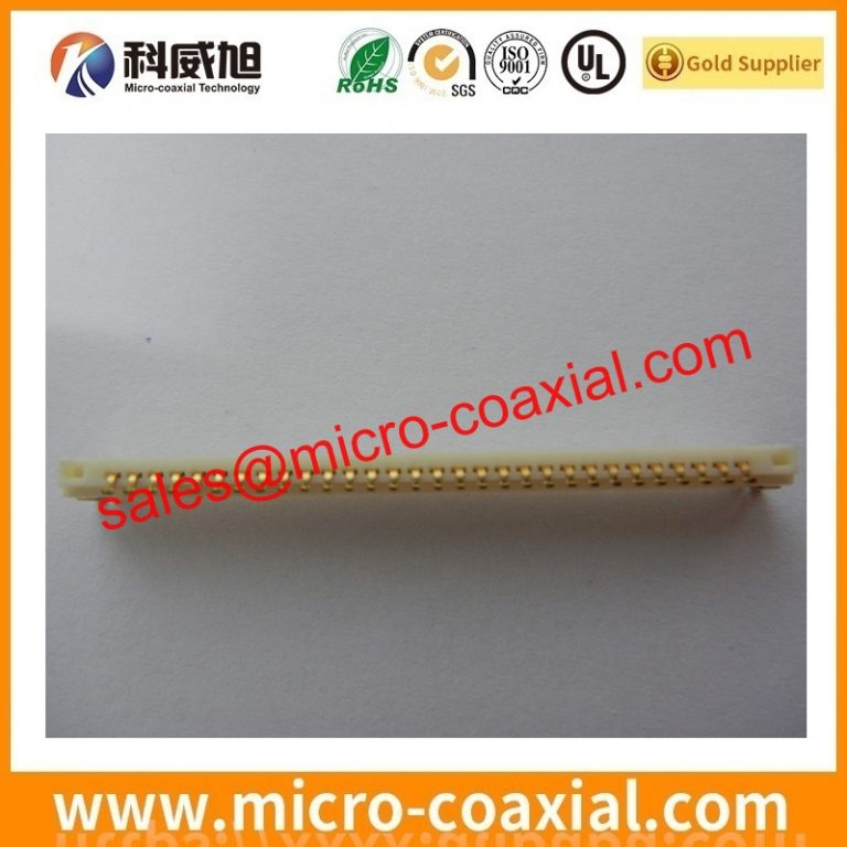 Custom DF81-50S-0.4H(52) micro flex coaxial cable assembly DF80D-50P-0.5SD(52) LVDS eDP cable Assemblies Manufacturer