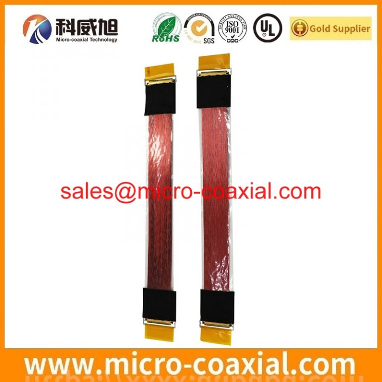 custom I-PEX FPL II Micro Coaxial cable assembly DF36A-40P-SHL LVDS eDP cable assembly factory