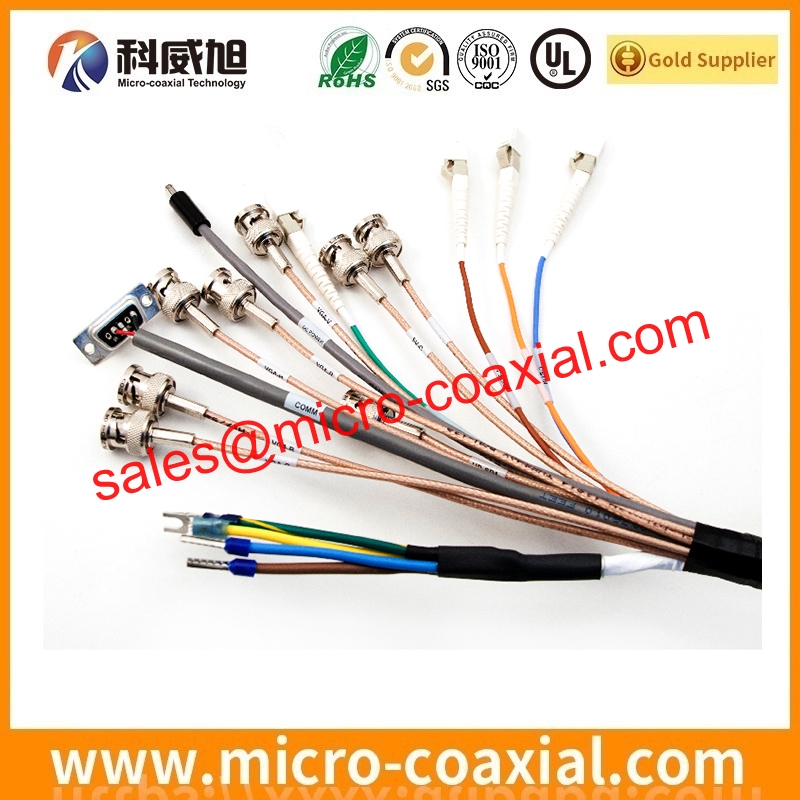customized I-PEX 20346-030T-31 fine micro coaxial cable I-PEX 20682-040E-02 panel cable assembly Factory