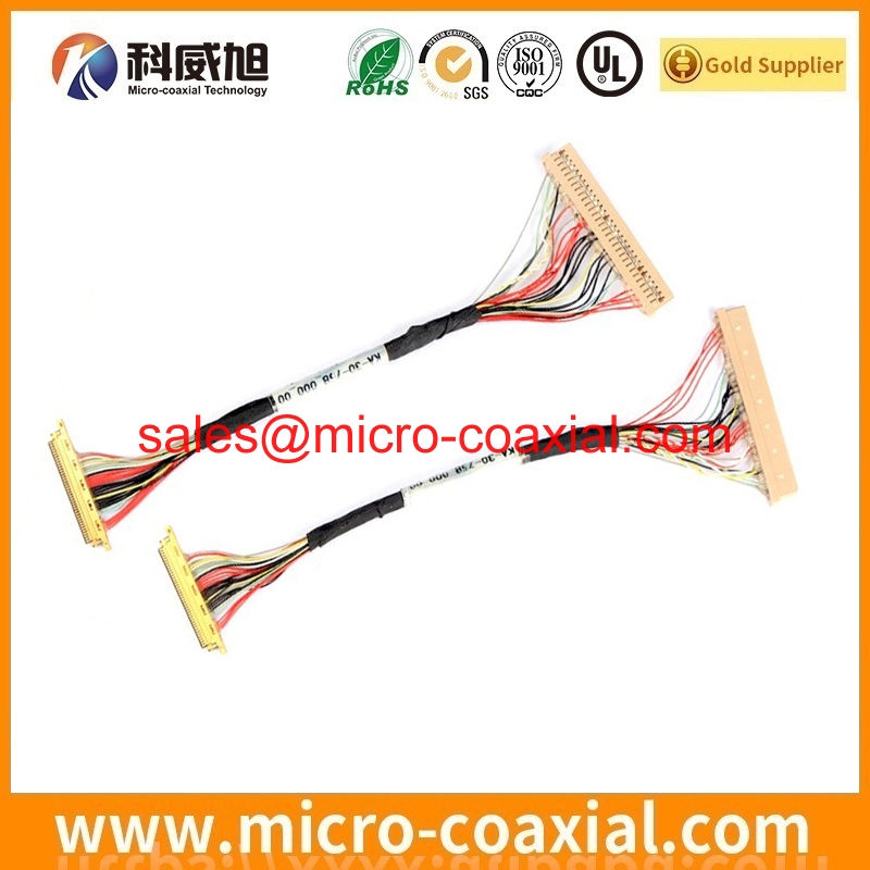 customized I-PEX 20680-060T-01 Micro-Coax cable I-PEX 20777-040T-01 panel cable assemblies manufacturing plant