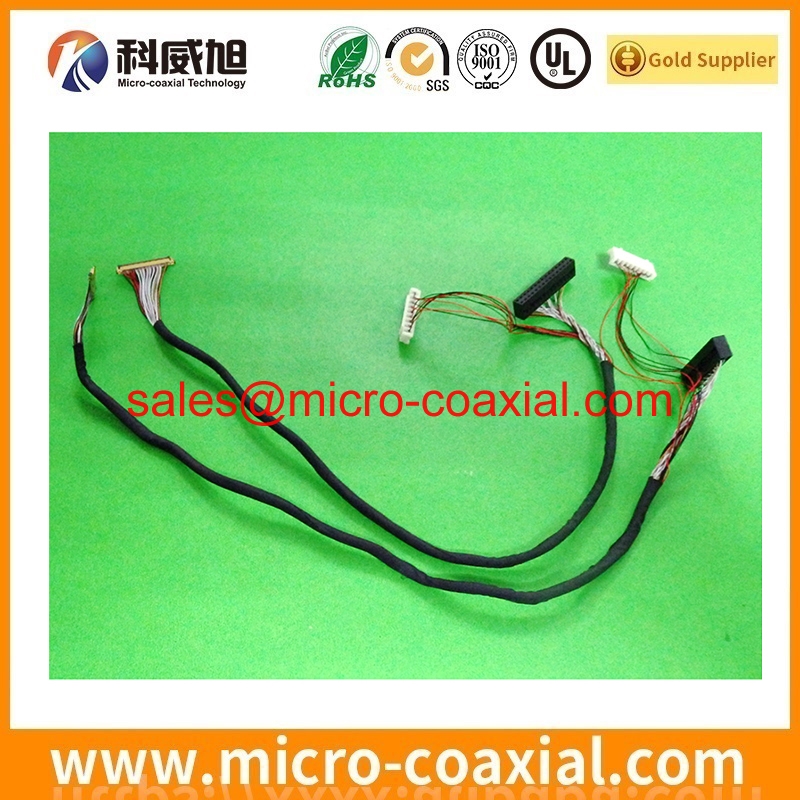 customized LC320WUD-SBT1 LVDS cable High Reliability eDP LVDS cable assemblies