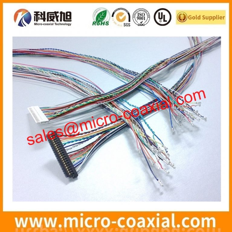 Custom I-PEX 20409-Y44T-01 micro-coxial cable assembly I-PEX 20790 eDP LVDS cable assembly Manufactory